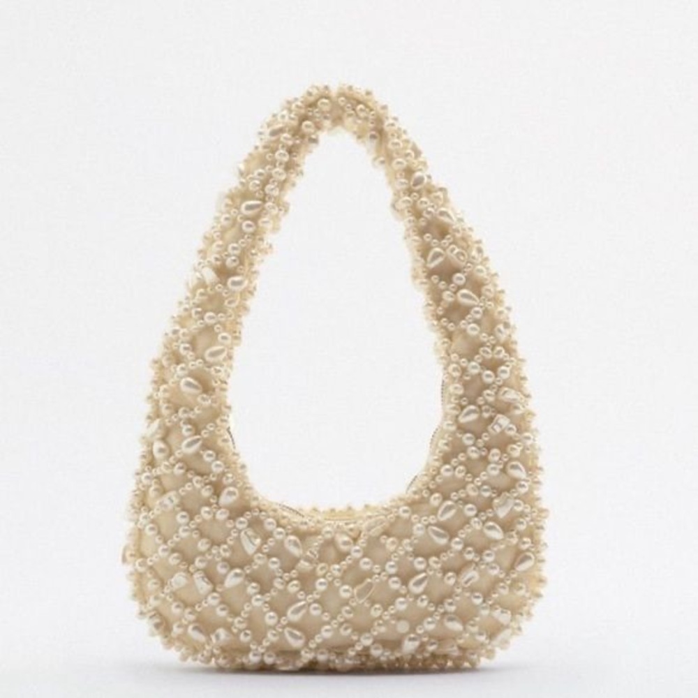 Zara Pearl Beaded Bag